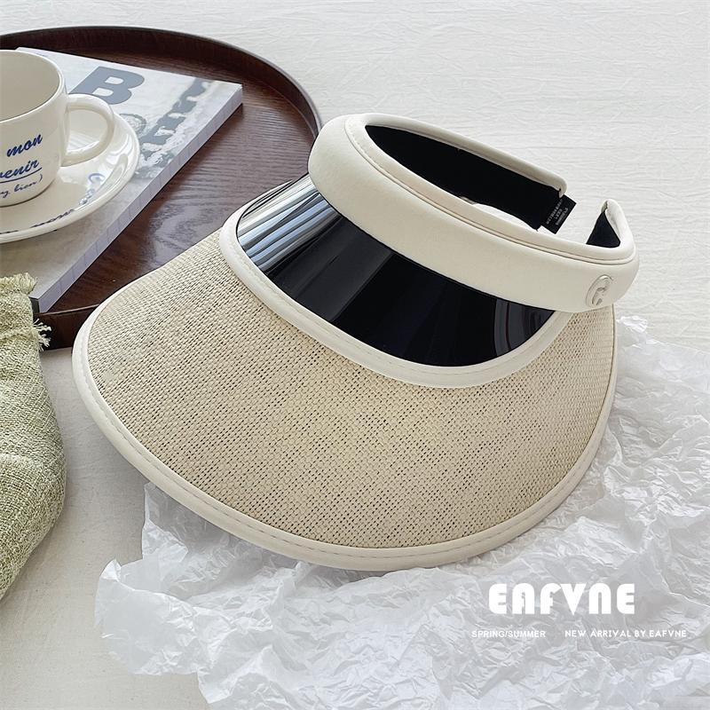 UV-Kühlhut Sonnenhut Damen Sommer Sonnenschutz Leerer Oberteilhut Gesichtsschutz Reise UV-Schutz Spiegel Sonnenhut Eltern-Kind