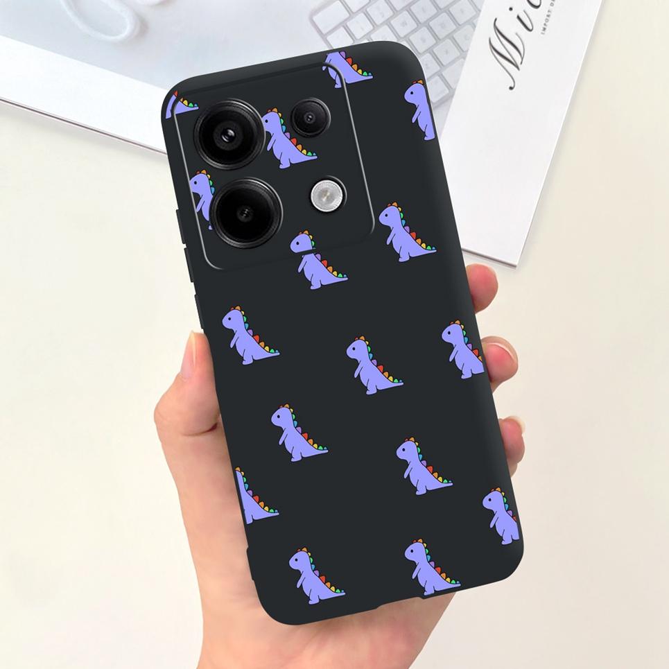 For Xiaomi Poco X6 Pro 5G Phone Case Xiaomi Poco M6 Pro 4G Back Cover Cartoon Cool Style Child's Coque Funda Soft Silicone TPU