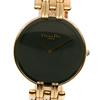 Bagira Watches 47 154-2 blackDial Plated Gold Quartz Analog Display Mens Used