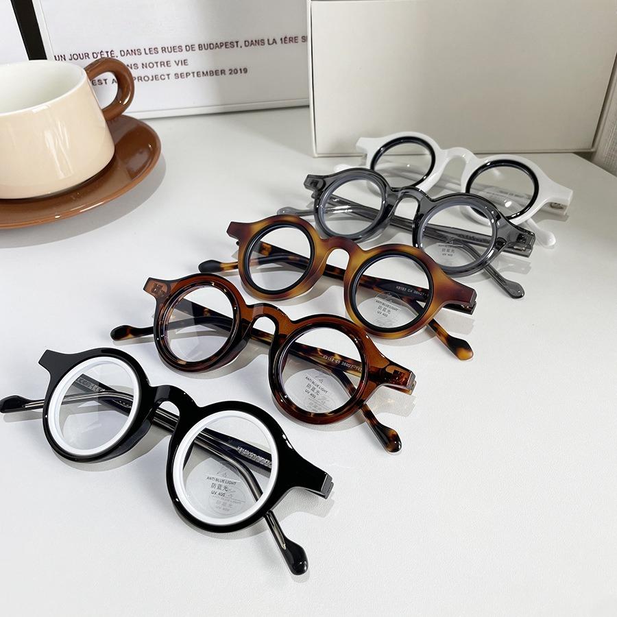 Vintage Round Optical Glasses Small Frame for Women Men Luxury Brand Designer Steampunk Computer Popular Unisex Glasses Frame