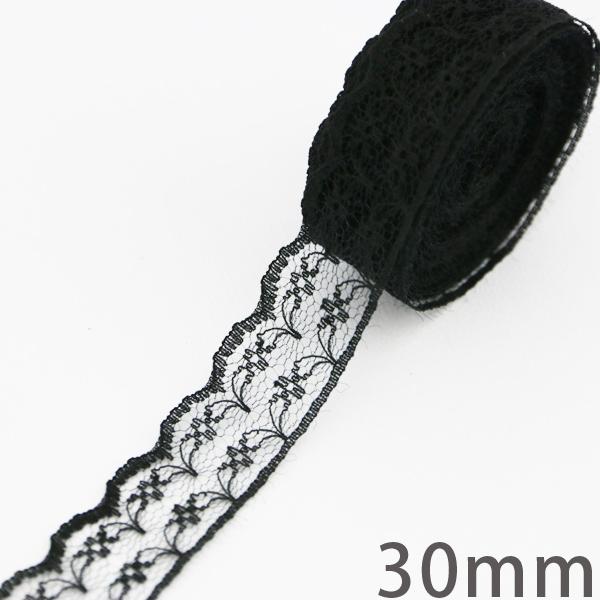 (10 ярдов/рулон) Черная кружевная ткань Ленточная отделка Прекрасная подарочная упаковка Материал