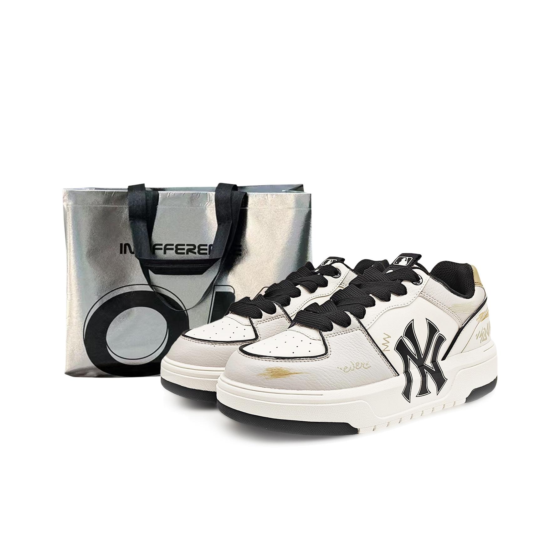 

MLB Chunky Liner Abrasion Resistant Abrasion Resistant Low top Skateboard Shoes Unisex White Gray 3ASXCA12N-50WHS(Team131-1 S) 45