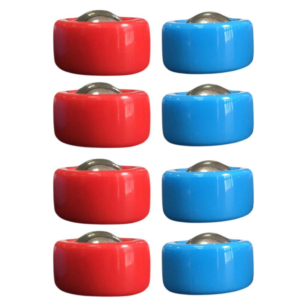 8 Pieces Shuffleboard Pucks Rollers Set for Kids Adults Tabletop Sports Game