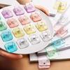 5Pcs PP Clip File Plastic Clip Folder Stationery Colorful Cartoon Acrylic Clamps Ticket Paper Document Office School Clamps Holder