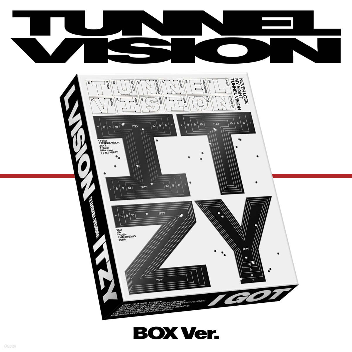 

ITZY ТУНЕЛЬНИЙ ЗІР / Альбом (Коробка вер.) Box ver.