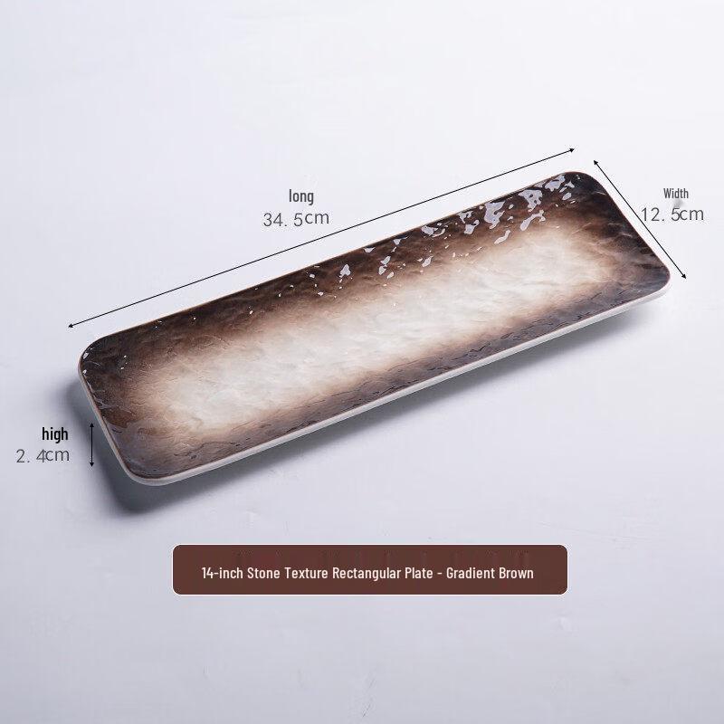 Nordic Ceramic Rectangular Serving Plate