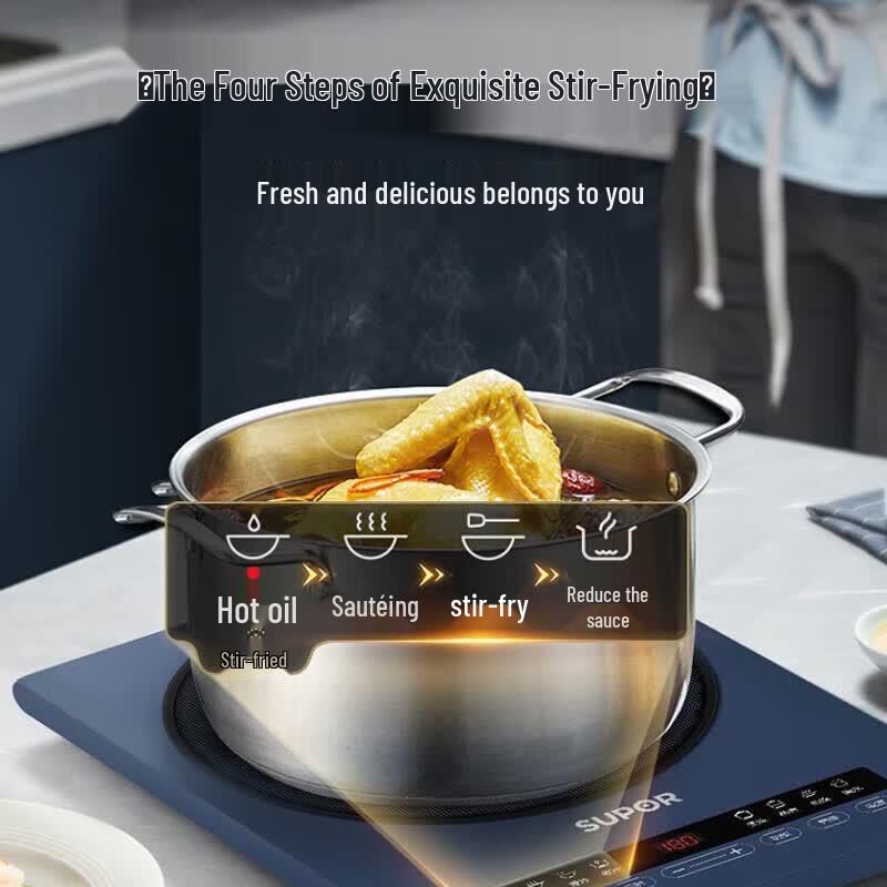 SUPOR Microcrystalline Panel Induction Cooker CN Plug (adapter Included)