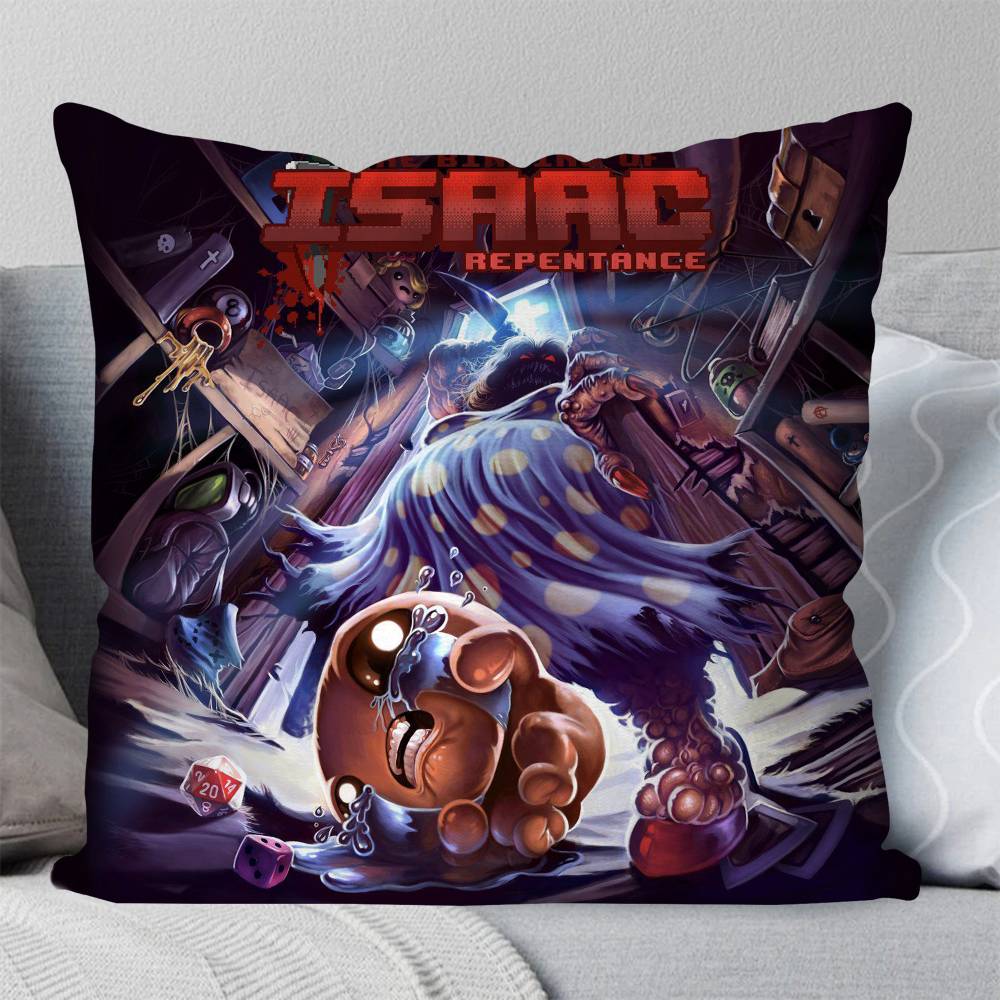 The Binding Of IIsaac Classic Movie Pillow Case Fashion Square Pillowcase Bedroom Sofa Room Ins Decoration Leisure