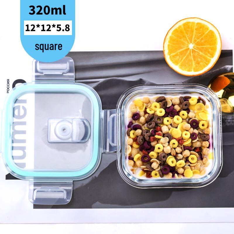 ZISIZ Glass Food Storage Container Set