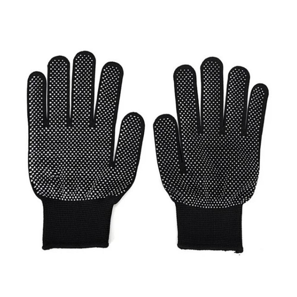 Professional Heat Avoid Gloves Non-Slip Hair Styling Gloves Curling Iron Gloves Salon Use