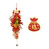 2026 Chinese New Year Decoration with Hook Home Decor Stylish Lunar New Year Swag for Birthday Window Home Holiday Farmhouse