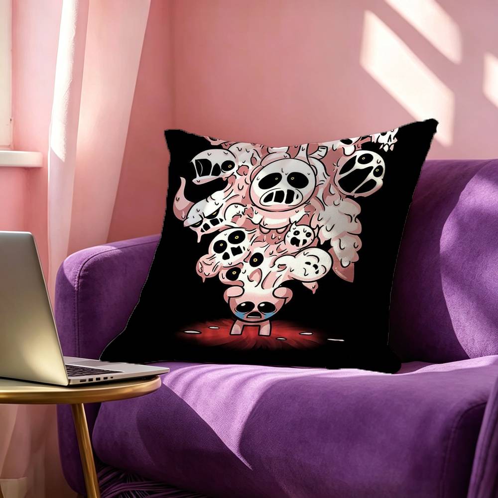 Cool The B-Binding of I-Isaac Square Double-Sided printed Pillow Case Bedroom Bedside Pillow Sofa Cushion Cover