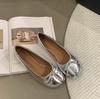 Fashion Soft Leather Split Toe Women Tabi Ballet Flats Spring Autumn Comfortable Walking Lazy Loafers Women Slip-On Casual Shoes