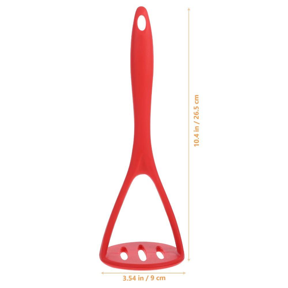 Food Grade Silicone Potato Masher Nonstick Non-scratch Avocado Smasher Comfortable grip Even Mesh Holes Fruit Ricer