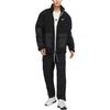 Nike Giacca Uomo con Colletto in Pile Ricamato con Logo a Contrasto Giacche Nero DV8183-010