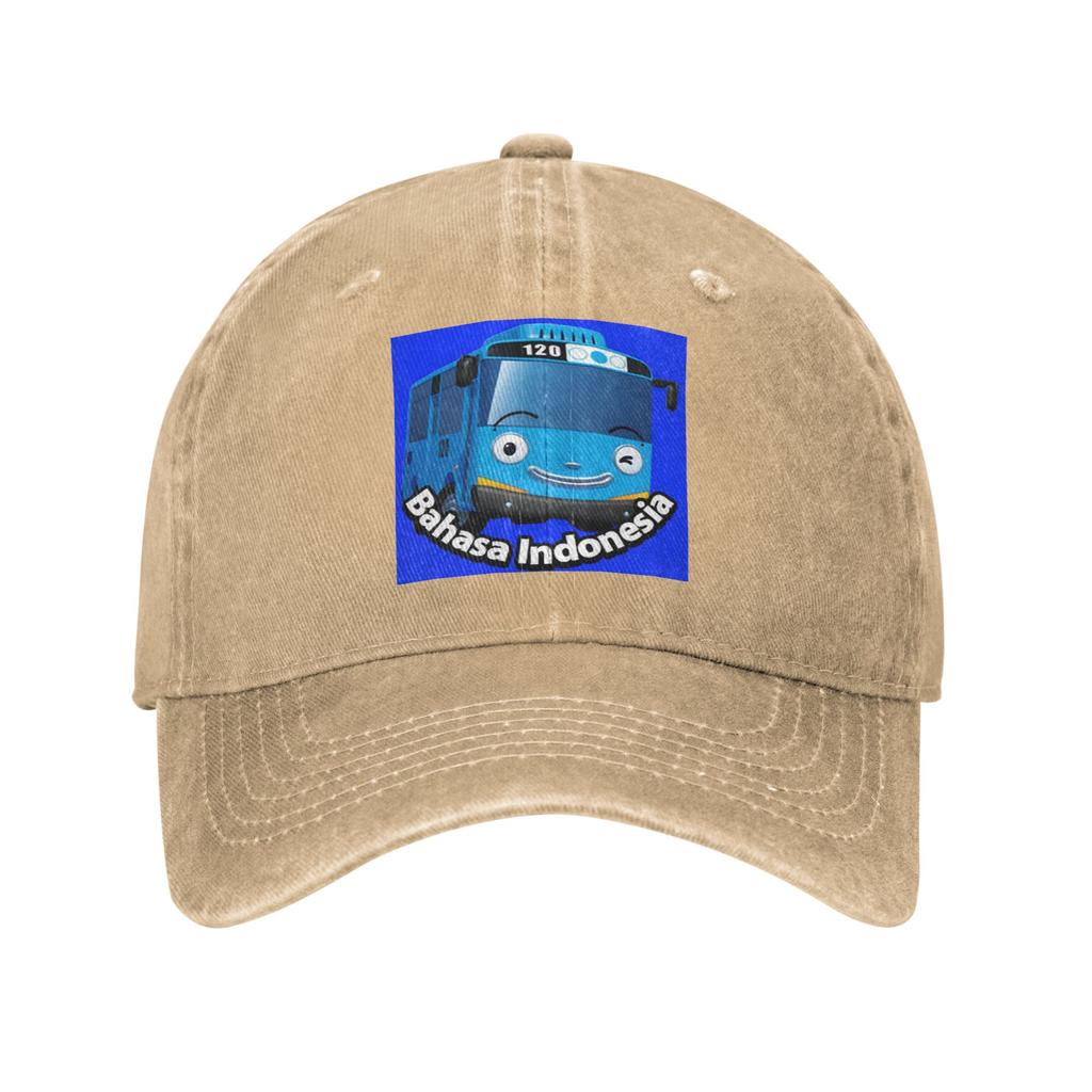 Tayo The Little Bus Cartoon Denim Cap Casual Baseball Caps Adjustable Hat Summer Unisex Baseball Hats