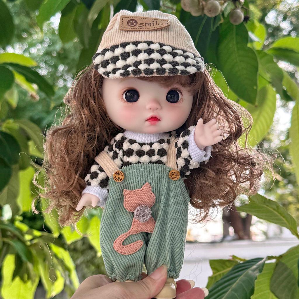 22C Adorable 5-Joint Baby Doll – Handmade Toy & Birthday Gift for Girls