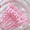 8pcs Shimmer Effect Glitter Spiral Straws Colorful Sparkle Sparkle Straws  Party Favors