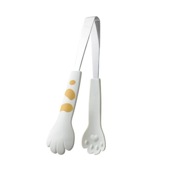 Food Clips Cat Paw Styling Food Tongs Salad Bread Baking Dessert Clips 430 Stainless Steel Food Tongs