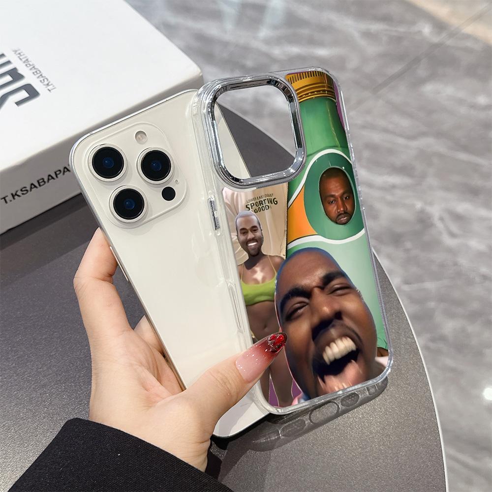 HOT Kanye West YE Funny Phone Case For iPhone 17e 17 16e 16 15 14 13 12 11 mini Pro Max X XR XSMAX Air Plus Transparent Cover