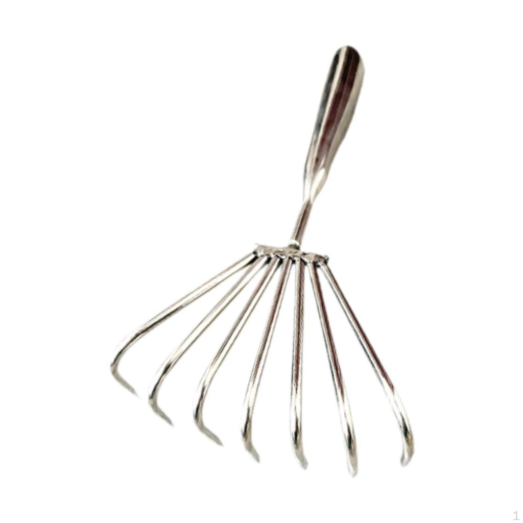 Shape Stainless Steel Tool Easy Use Handheld Seafood Shell Remover for Collecting Leaf