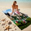 1pc Snoopy Kitty Soccer Stars Cartoon Quick Dry Microfiber Bath Towel for Swimming Surfing Camping Unisex Holiday. SJT720148