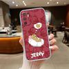 Cute Tom and Jerry Phone Case for Motorola Edge 20 30 S30 40 50 Fusion Lite Plus Pro Ultra Neo One Action Zoom Hyper Power Macro Vision