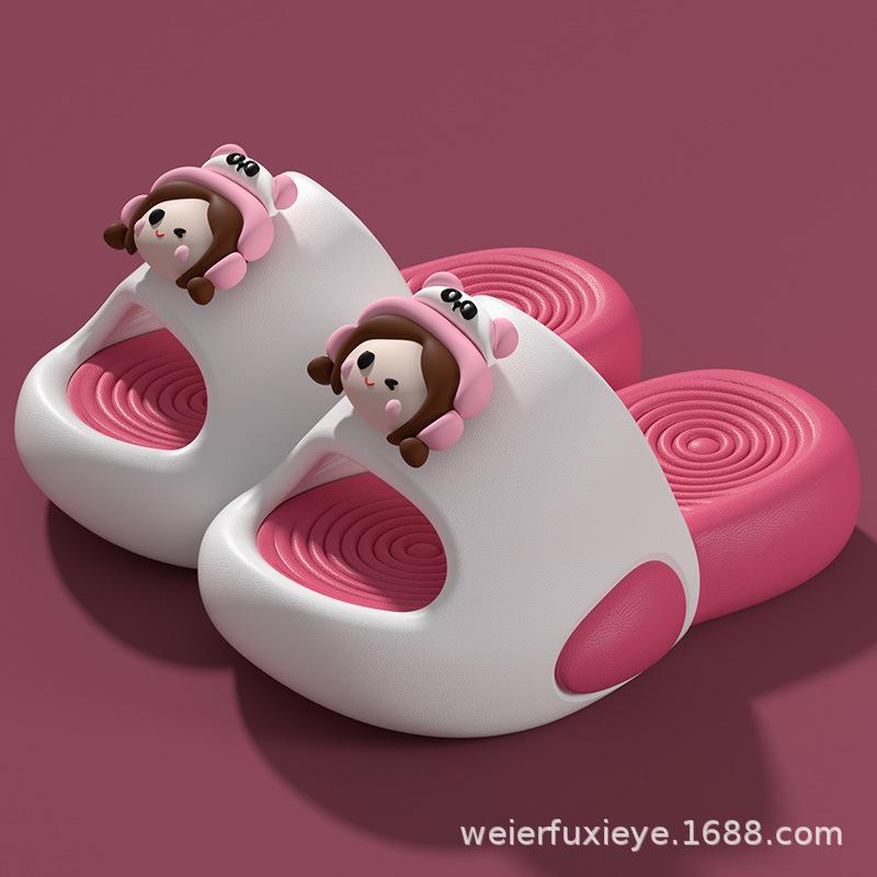

Children s Summer Cartoon Slippers for Boys and Girls, Indoor and Outdoor, Odor-Resistant, Non-Slip, Soft-Soled, Cute Baby Beach Sandals 26-27Code【Inner Length1