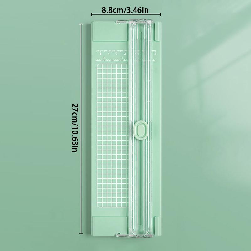 A4 Bidirectional Cutting Paper Cutter With Pull-Out Ruler For Photo Trimmers Scrapbook Lightweight Cutting Mat Machine