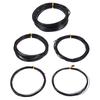 Bonsai Wires Anodized Aluminum Bonsai Training Wire Total 16.5 Feet (Black)
