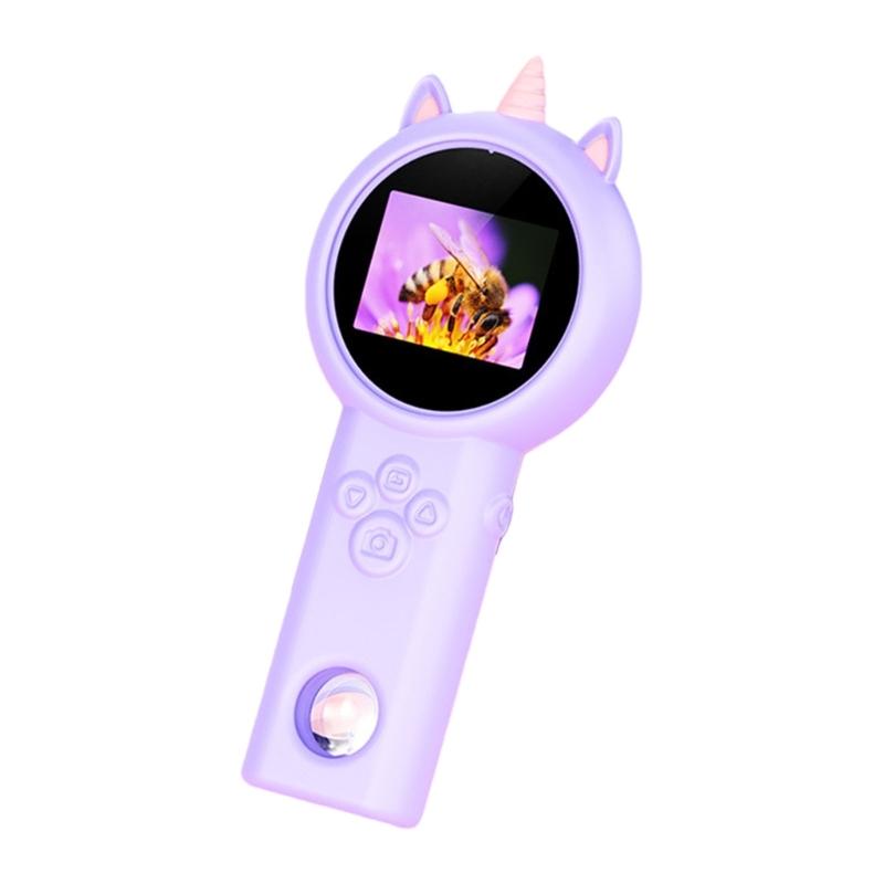 Handheld Pocket Digital Microscope for Youngly Explorers with Recording Functions High Definition Imaging Learning Tool