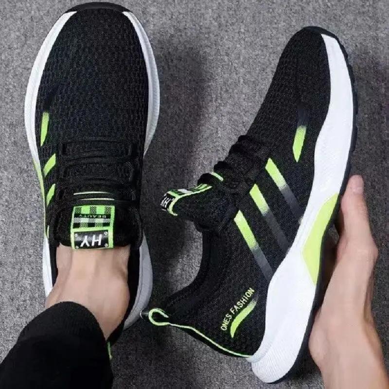 Nuove Sneakers da Uomo all'Ingrosso Commercio Estero Stile Coppia di Pechino Traspiranti alla Moda Versione Coreana Scarpe da Corsa al Cocco