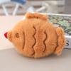 Søt Søt Hamburger Lite anheng Plysj Leker Dukke Sushi Fries Brød Croissant Bag Hengende Dekor Nøkkelring