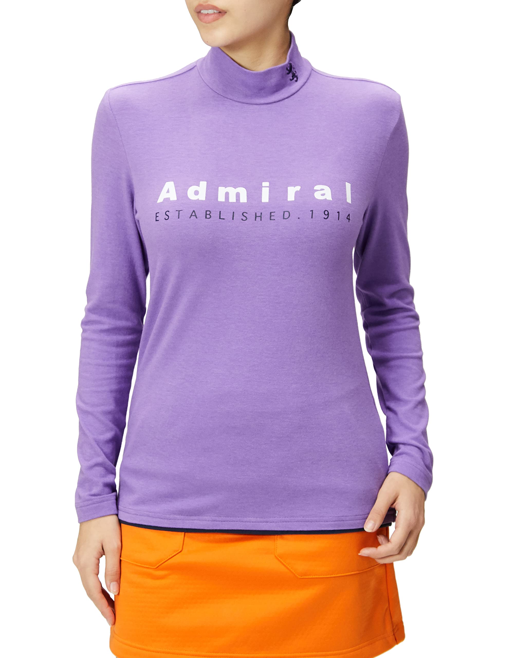 

Женская замшевая гольф-рубашка с высоким воротником Admiral Golf ADLA290, фиолетовая, размер M