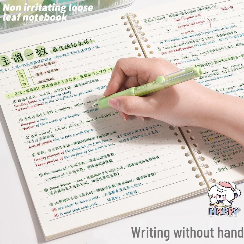 Puppy Paradise Cute Cartoon Loose-Leaf Notebook - Comfortable, Detachable, Ideal for Students