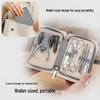 German Precision 12-Piece Stainless Steel Nail Clipper & Manicure Set - High-Quality Grey Glossy Finish