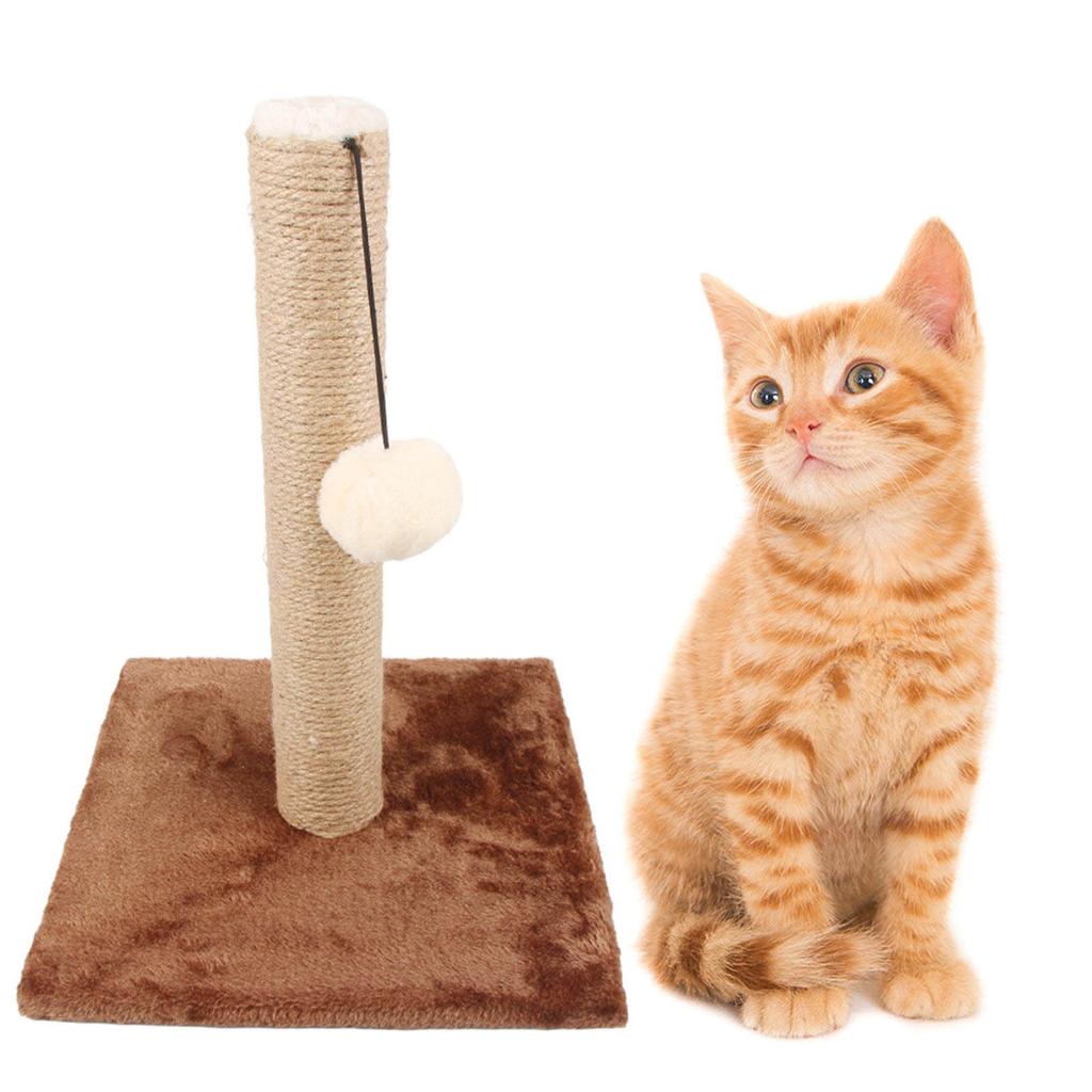 Cat Scratching Toy Kitten Sisal Rope Post Biting Interactive Pet Product Scratching Post Scratcher Pet Toy