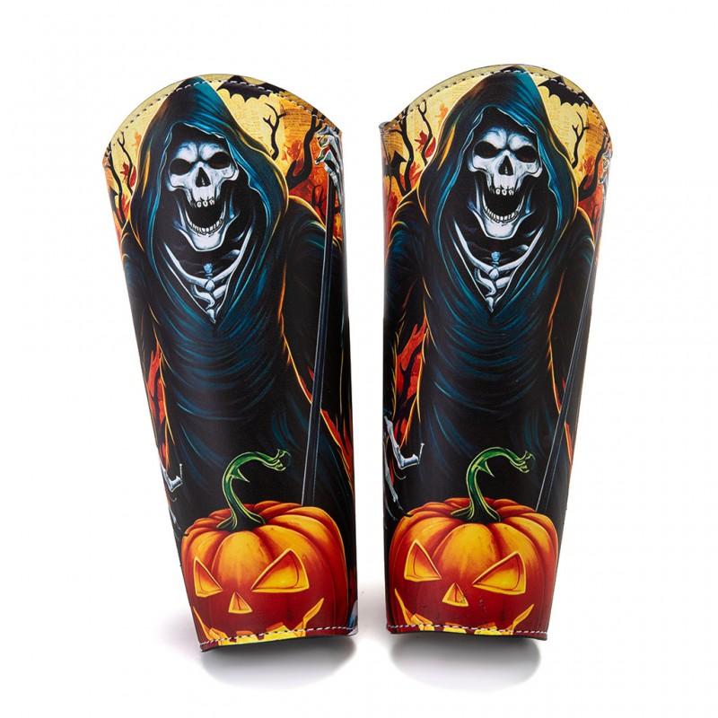 Vintage Halloween Pumpkin Print Arm Sleeves Original Design Adult Warmers