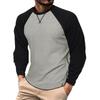 Plus Size Men's Long Sleeve T-shirt European And American Men's Shirt Top