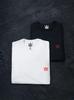 Set of 2 Men's T-Shirts Black and White Jigga Wear Color Spray M