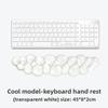 Transparent Keyboard Wrist Rest Cloud Shape Wrist Pad Portable Silicone Wrist Support  Gamer