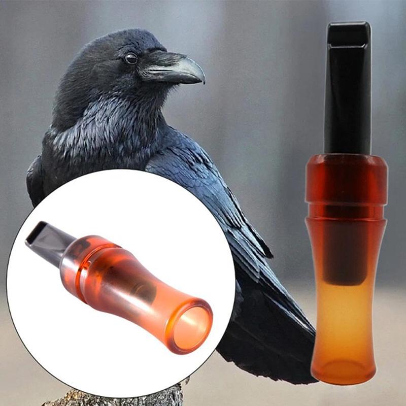 Tragbare Krähenvogelpfeife mit realistischer Geräuschimitation Krähenruf Jagdrufer Lockvogel zur Anlockung von Krähen Imitation Vogelpfeife