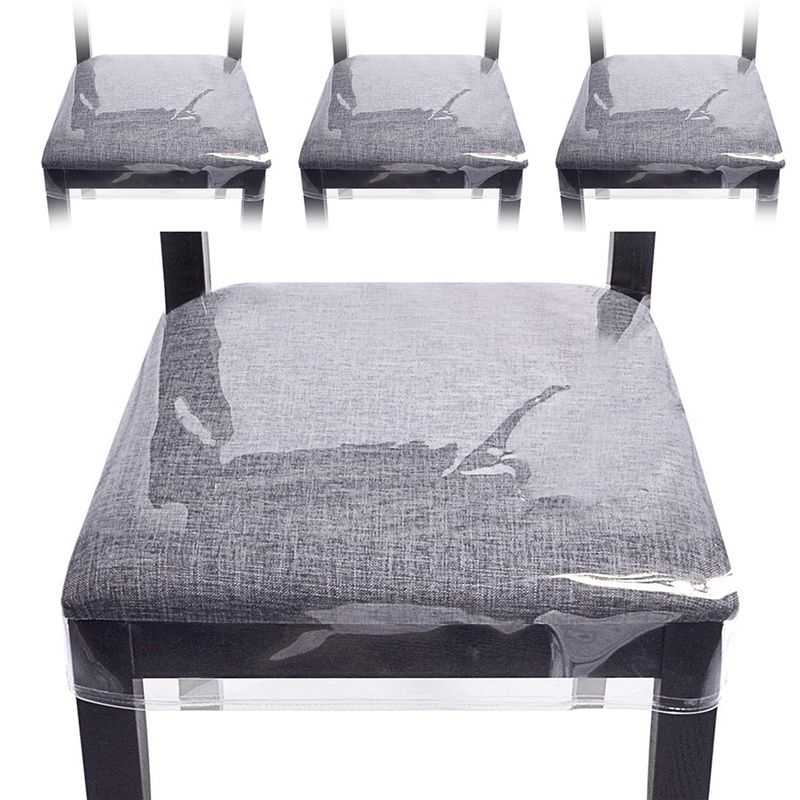 M-Modern-PVC Dinning Chair Covers Protectors Transparent PVC Dinning Chair Chair Cover Protector прозрачный