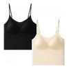 Navava Women No Line No Wire One Piece Cup Comfortable Cool Seamless Bra Top 2p