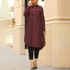 Muslim Quality Retro Women's Cotton Linen A-line Dress - 2021 Summer Collection