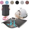 Litter Cat Mat Tray Mat Of Large Size Double Layer Honeycomb Waterproof Holes