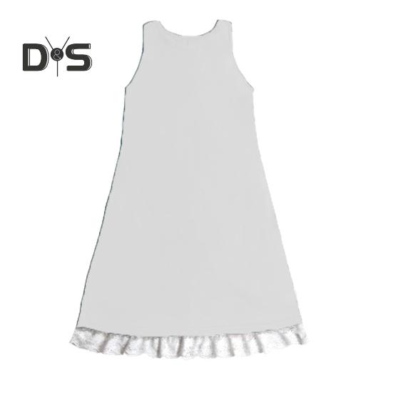 

Женское сарафанное платье с боковыми карманами, кружевной отделкой по подолу, А-силуэта, без рукавов, с круглым вырезом, однотонное мини-платье, летнее короткое платье для пляжных свиданий, повседневная одежда S белый