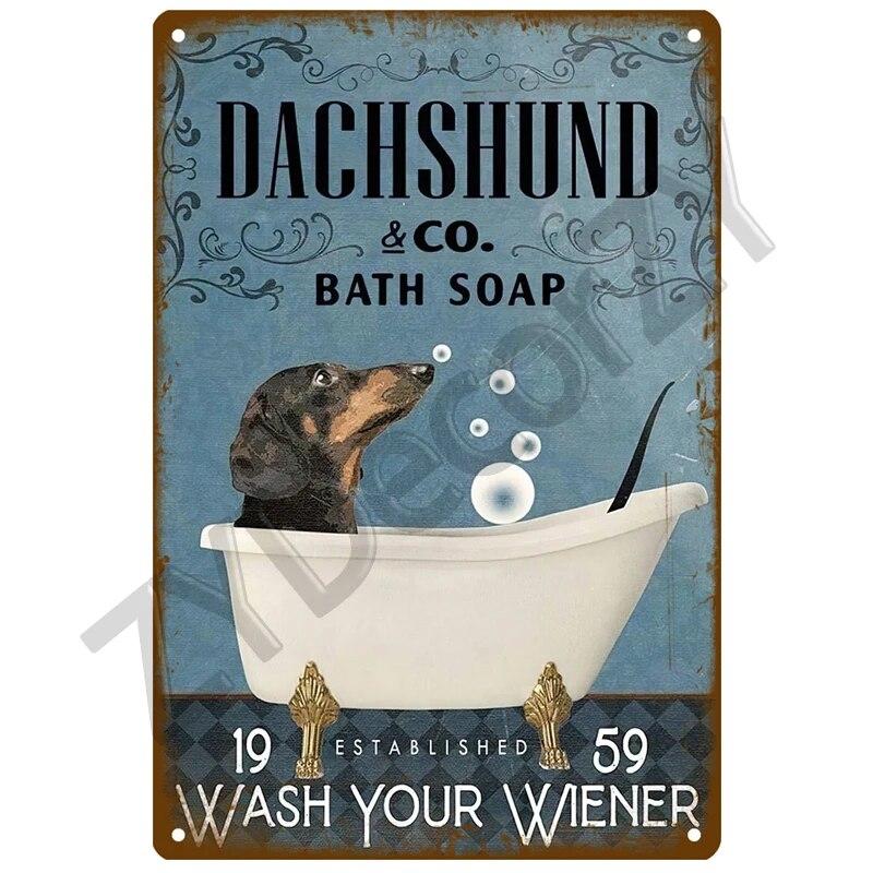 Beagle Plaque Metal Sign Vintage For Door Tin Sign Home Interior Paintings Mancave Wall Posters Room Decoration Decor Art Plates