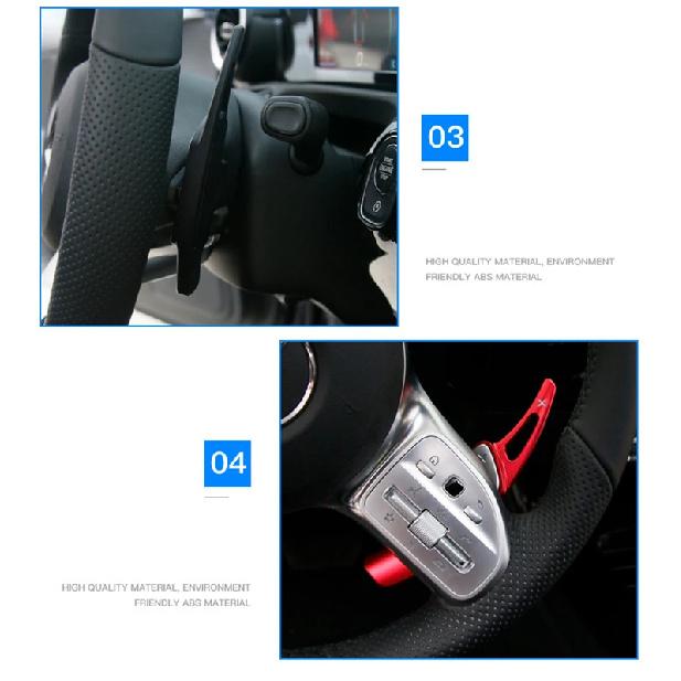 Schaltwippen für Mercedes-Benz A-Klasse W177 Limousine V177 MB A180 A180d A200 A250 - Auto Lenkradschaltwippen DSG Aufkleber