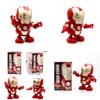 Vibrant Dance Iron Man Action Figure Toy With Led Flashlight And Sound Features